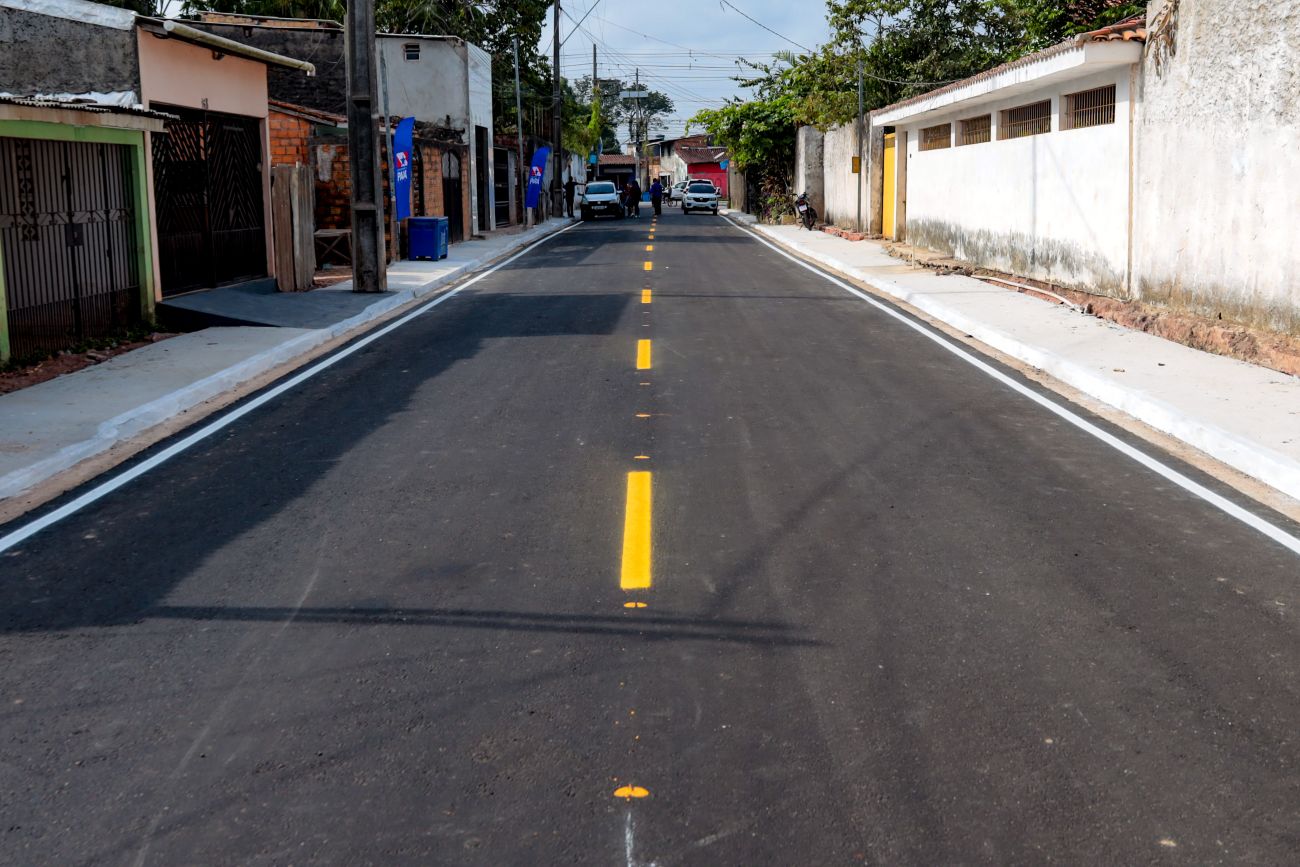 Estado avança para mais de 20 quilômetros de asfalto entregues no Tapanã, em Belém