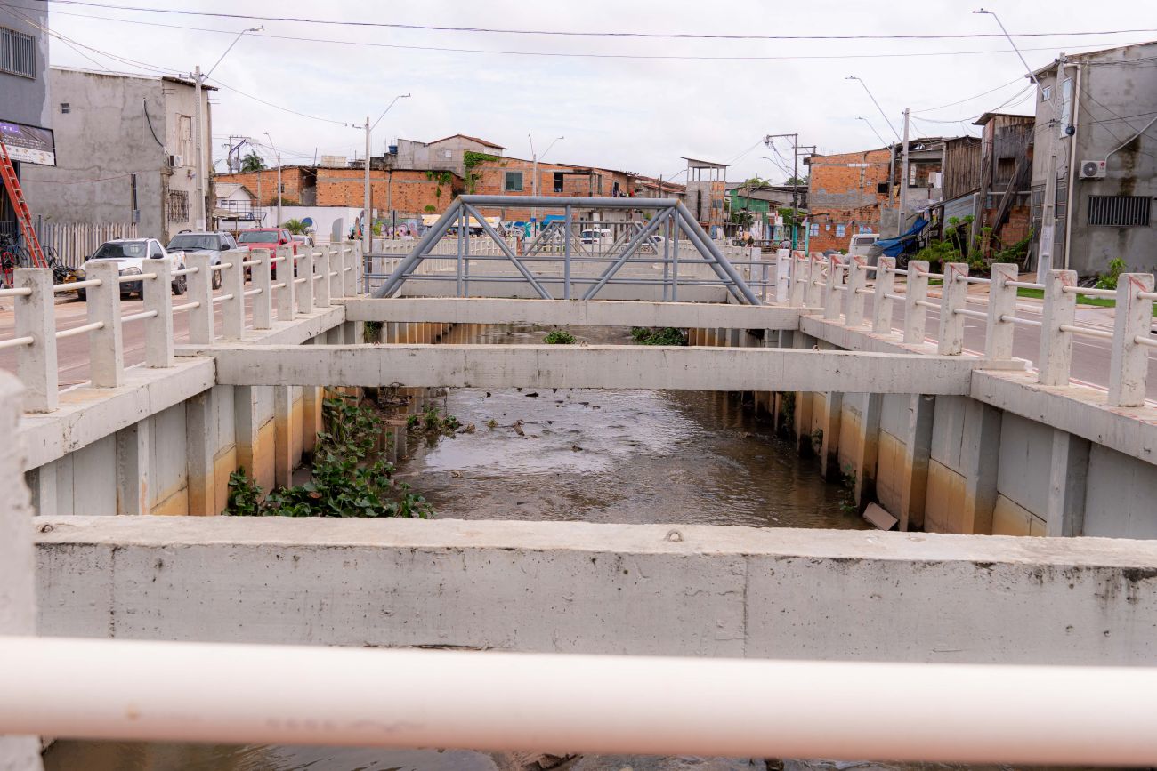 Governo investe em obras de macrodrenagem e pavimentação no bairro do Marco em Belém