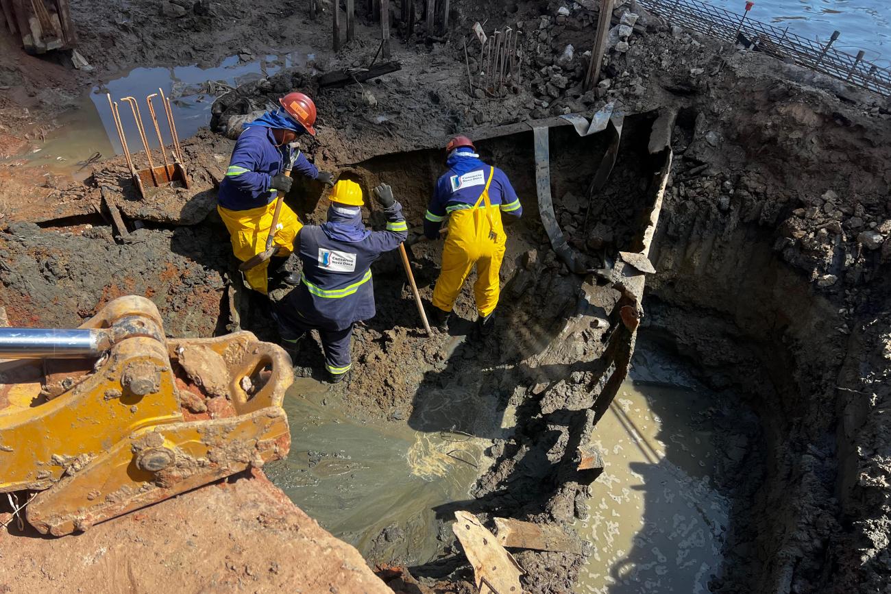 Achado arqueológico em obra da Nova Doca começa a ser resgatado para musealização